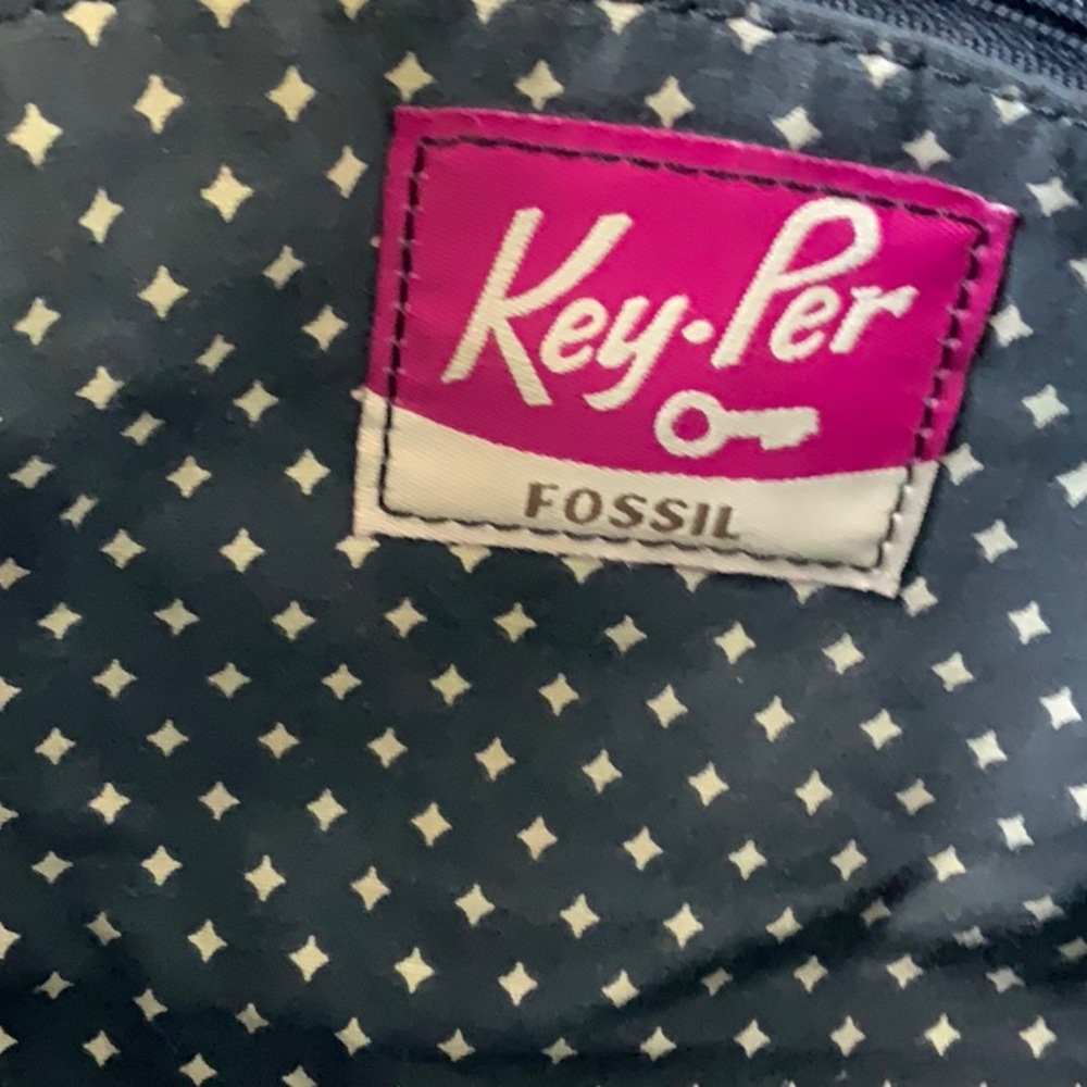 Fossil Key-Per Multicolored Handbag - image 7